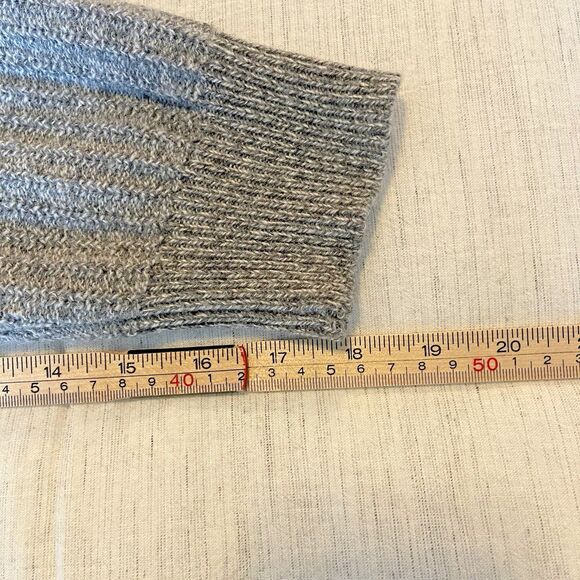 Joseph Abboud Sweater Mens XLarge Grey Wool Acrylic Shawl Collar Button Pullover - Picture 11 of 11